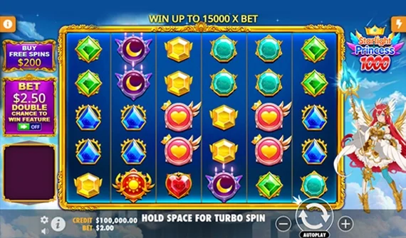 Starlight princess 1000 turbo spin