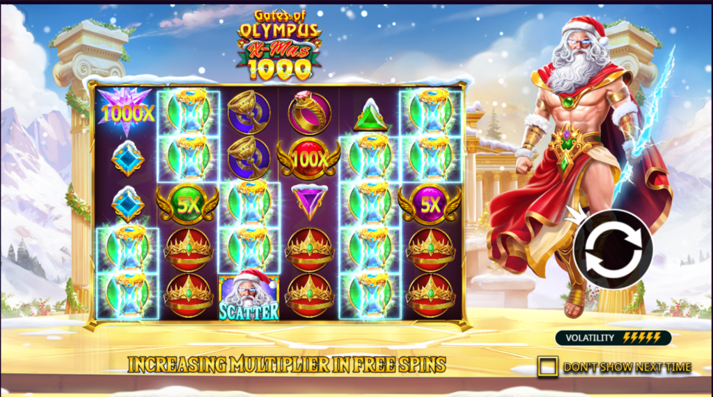 Latest Gates of Olympus Xmas 1000 Slot Game Strategy Malaysia 2025
