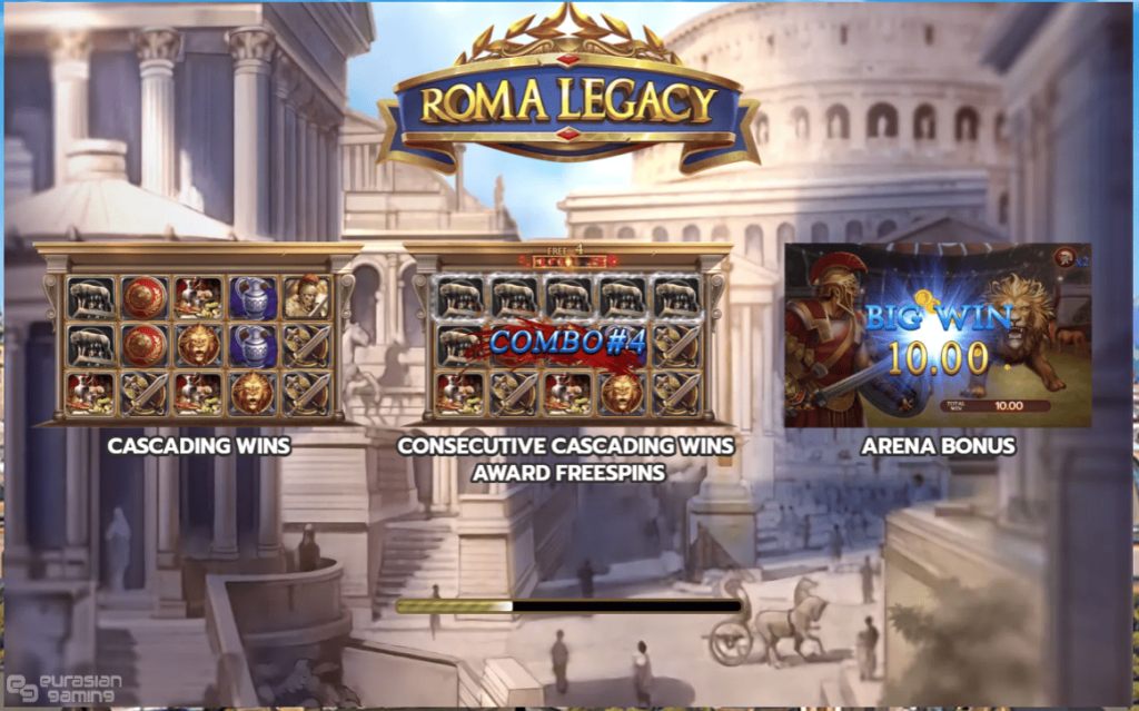 Roma Legacy slot game game overview