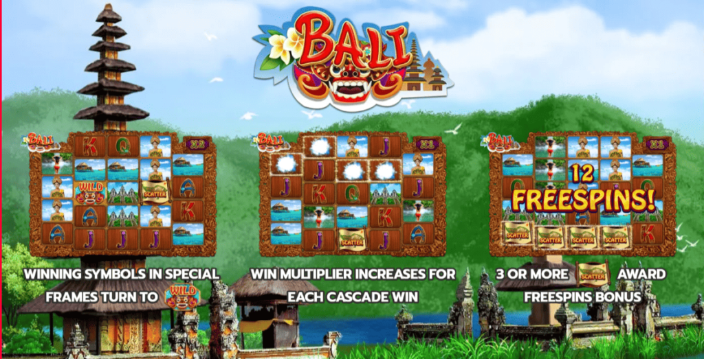 bali slot game overview -in game