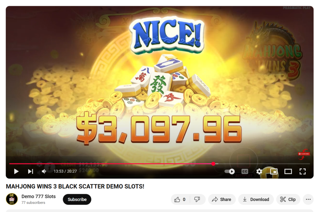 Mahjong Wins3 - Black Scatter Player Big Wins