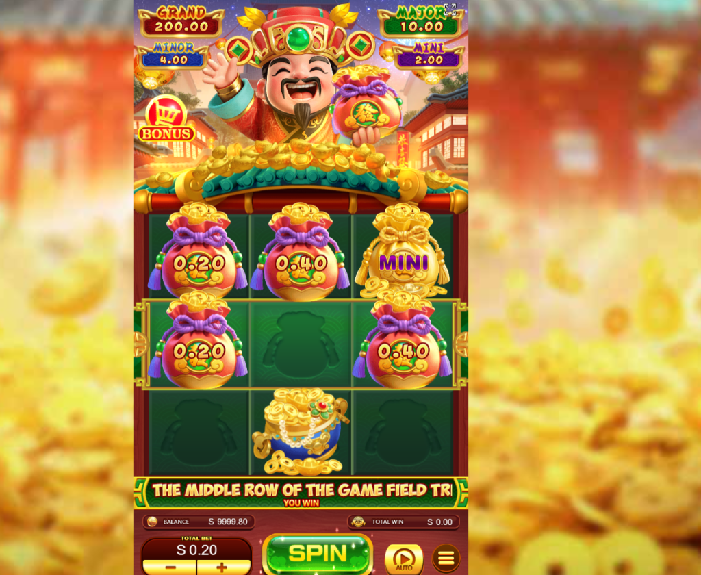 Fortune God Blessing gameplay