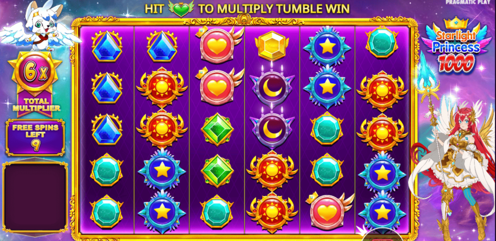 Starlight Princess 1000 tumble feature